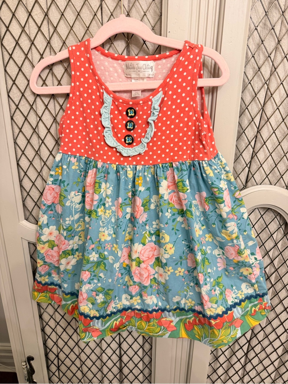 Matilda Jane Green Garden Schoolhouse Dress 4